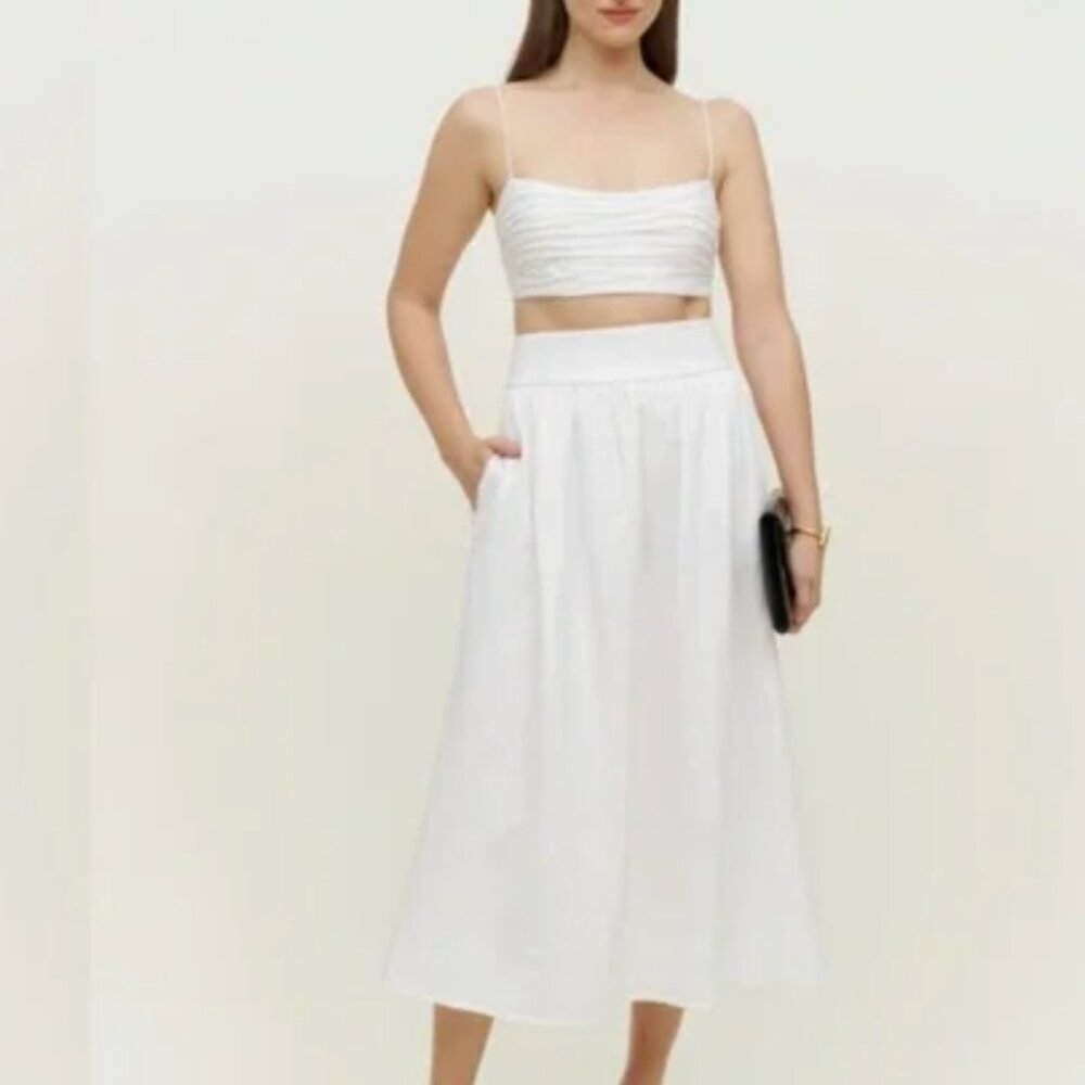 Louise- White Linen Reformation Set Size 2